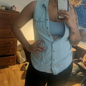 Jean vest shirt